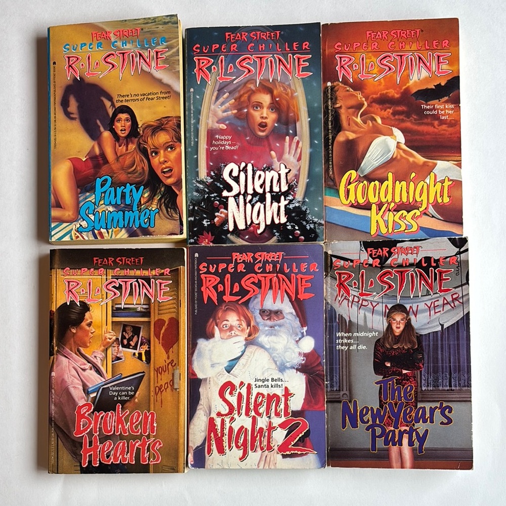 6 Vintage Fear Street Super Chillers Paperback Books